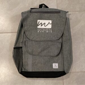 Gray and Black Urban Backpack Women who win